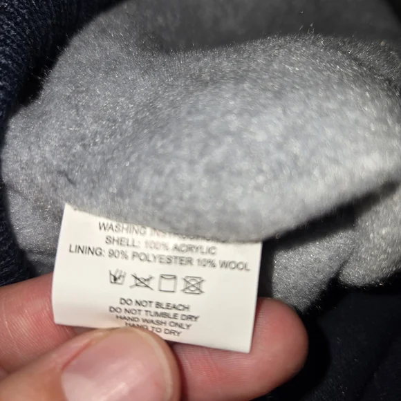 Tito's Handmade Vodka Navy and Orange Knit Beanie - Picture 4 of 4